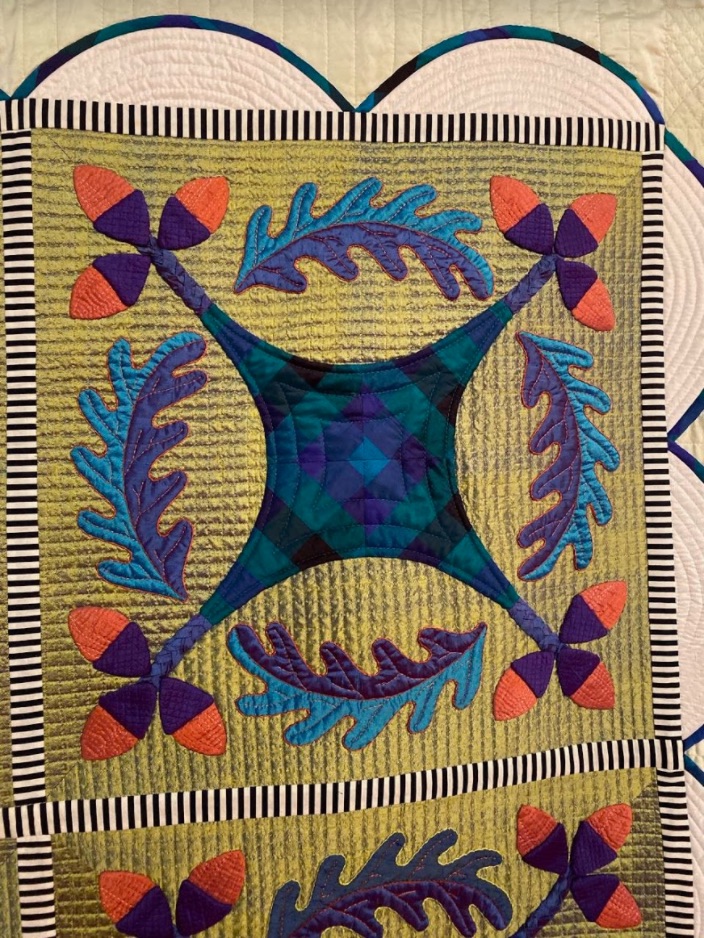 "Pink Acorns" by Christine Copenhaver - Block